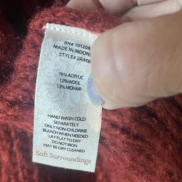 Like New Soft Surroundings Katy Kimono Sweater - Picture 6 of 6